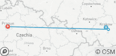  Krakow and Prague in 6 days - 3 destinations 