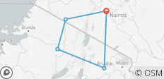  7-daagse betaalbare luxe fly-in-safari naar de Serengeti en Masai Mara, Kenia - 5 bestemmingen 