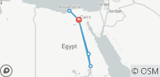  10-tägige Ägypten-Reise: Kairo, Luxor, Assuan und Alexandria mit Nilkreuzfahrt - 8 Destinationen 
