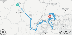  La France et les Alpes suisses (y compris Chambéry) - 28 destinations 