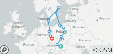 Hungría, Polonia y Escandinavia Fin en Praga