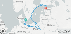  Nordic Gems and Poland End Tallinn - 16 destinations 
