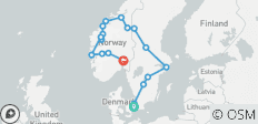  Nordic Tour End Oslo - 18 destinations 