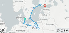  Nordic Gems and Poland End Helsinki - 16 destinations 