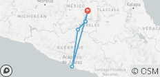  8 jours au cœur d\'un Mexique fascinant : Mexico, Taxco, la ville de l\'argent, et les plages d\'Acapulco - 5 destinations 