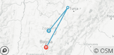  Emerald Overland: 6-tägige Reise von Bogotá ins „Emerald Country“ - 3 Destinationen 