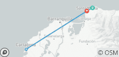 UNESCO-Welterbe-Tour &amp; Cartagena: 6-tägige Motorradtour ab Santa Marta - 4 Destinationen 