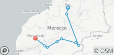  Alleen voor vrouwen: de hoogtepunten van Marrakesh, het Atlasgebergte en Merzouga – 3 dagen - 9 bestemmingen 