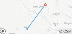  Escapade safari avec nuitée au Royal Sariska au départ de Delhi, avec déjeuner exclusif au Chokhi Dhani - 3 destinations 