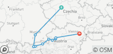 Prague, Munich and Austria GO (11 destinations)