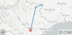  Aventura en Ha Giang: ruta por los acantilados blancos, SUP en el desfiladero de Tu San y acampada a orillas del río - 3 días y 2 noches - 5 destinos 
