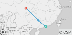  Hong Kong to Chengdu - 4 destinations 