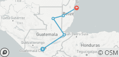  Guatemala to Belize - 5 destinations 