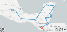  Central America Encompassed - 17 destinations 