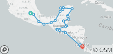  Exploration de l\'Amérique centrale - 58 destinations 