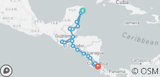  Central American Adventure - 20 destinations 