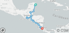 Abenteuer in Mittelamerika - 21 Destinationen 