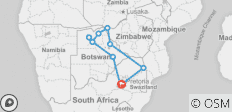  Südliches Afrika Erlebnisreise - 11 Destinationen 