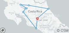  Costa Rica Rundreise - 9 Destinationen 