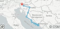  Dubrovnik to Bled - 12 destinations 