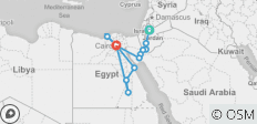  Jordanien und Ägypten Entdeckungsreise - 13 Destinationen 