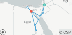  Jordanien und Ägypten Entdeckungsreise - 12 Destinationen 