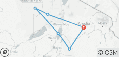  Safari de la Grande Migration : 8 jours/7 nuits - 6 destinations 
