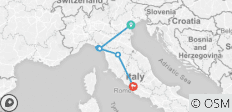  Höhepunkte Italiens - 6 Destinationen 
