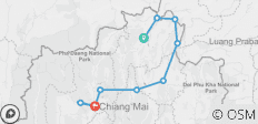  Nordthailand mit dem Rennrad - 6 Destinationen 