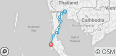  Radtour an der Küste Thailands - 10 Destinationen 