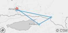  Kasachstan und Kirgisistan mit dem Mountainbike - 5 Destinationen 