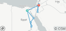  Beleef Egypte &amp; Jordanië - 5-sterren-cruise - 16 bestemmingen 