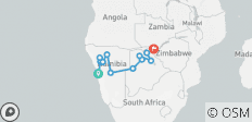  Namibia &amp; Botswana Entdeckungsreise - 12 Destinationen 