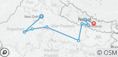  Von Delhi nach Kathmandu – Ghats &amp; der Ganges - 9 Destinationen 