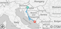  Zagreb to Dubrovnik: Parties &amp; Plitvice Lakes - 6 destinations 