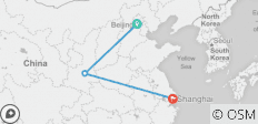  Beijing to Shanghai: The Great Wall &amp; Terracotta Warriors - 3 Destinationen 