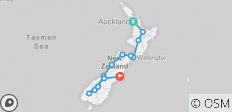  Walking in New Zealand - 13 destinations 