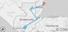  Guatemala &amp; Belize Erlebnisreise - 8T/7N - 10 Destinationen 