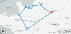  Paris, Normandy, &amp; Châteaux Country - 11 destinations 