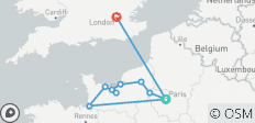  Parijs, Normandië &amp; châteaux - incl. Londen - 10 bestemmingen 