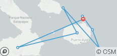  Circuito de 6 Días por tierra a las increíbles Galápagos, visitando 3 islas - 8 destinos 