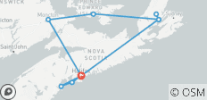  De wonderen van de Maritimes &amp; schitterend Cape Breton - 10 bestemmingen 