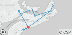  Wunder der kanadischen Seeprovinzen &amp; Cape Breton (11 destinations) - 11 Destinationen 