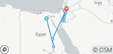  Aventure en Égypte et en Jordanie - 12 destinations 