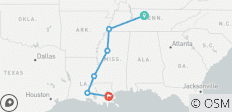  America\'s Musical Heritage with Extended Stay in New Orleans - 6 destinations 