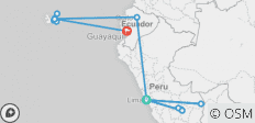 Peru Splendors with Peru\'s Amazon &amp; Galápagos Cruise - 16 destinations 