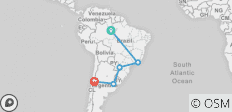  Südamerika-Kurzurlaub mit Amazonas &amp; Santiago - 6 Destinationen 
