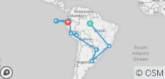  Spirit of South America with Amazon &amp; Galápagos Cruise - 25 destinations 