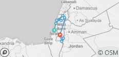  Fascinant Israël - 13 destinations 