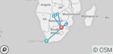  Südafrika, Viktoriafälle und Botswana Überlandreise - 7 Destinationen 